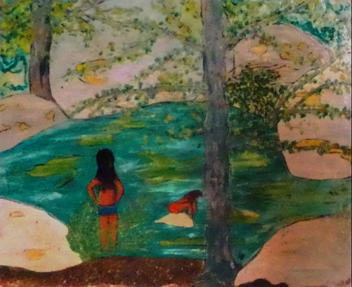 eau verte