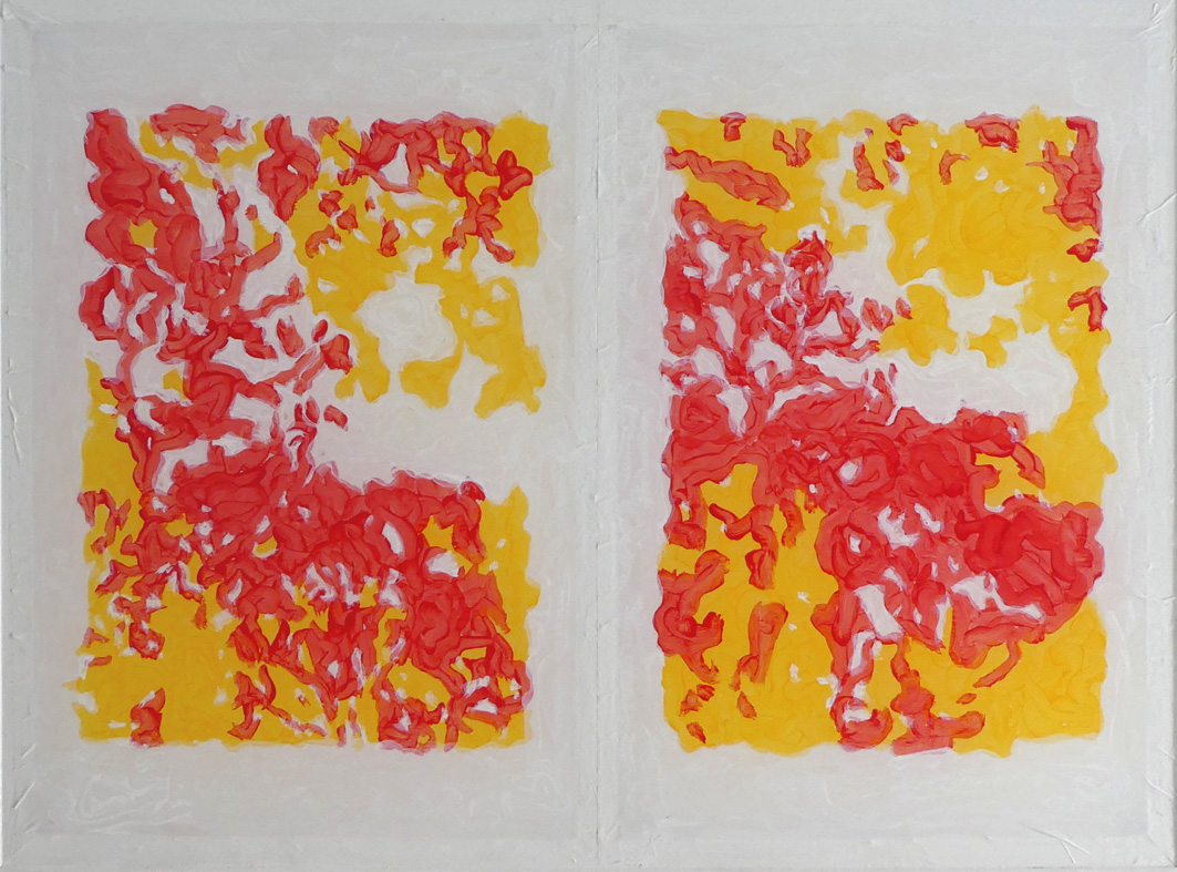 feuillage 01 rouge jaune